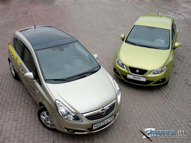 Тест-драйв Opel Corsa и Seat Ibiza