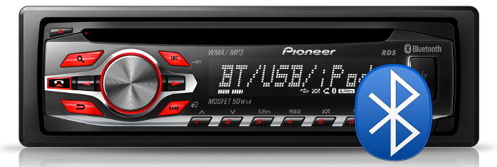 Bluetooth магнитола Pioneer DEH-4400BT
