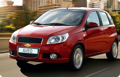 Конкуренты Ford Fiesta : Chevrolet Aveo хетчбек