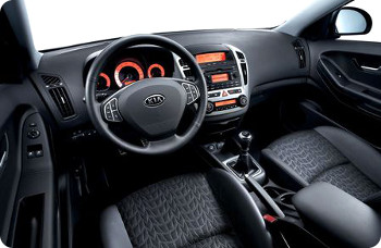 Конкуренты Ford Fiesta New : Салон Kia Pro Ceed